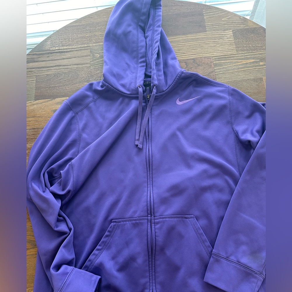 Purple Nike hoodie